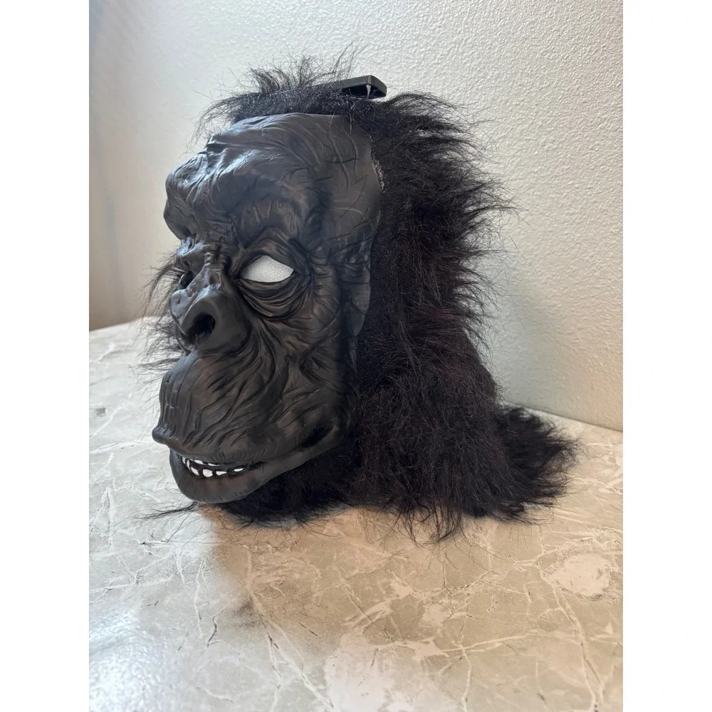 Realistic Gorilla Mask Adult Halloween‎ Costume Party Cosplay Accessory Y2K Vtg